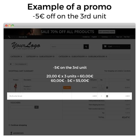 Módulo Promociones y descuentos (3x2, rebajas, ofertas, packs) para PrestaShop