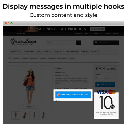 Modulo Promozioni e sconti (3x2, sconti, offerte, packs) per PrestaShop