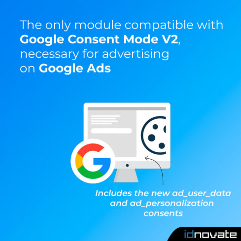 Cookies GDPR Law (Blocker) + Google Consent Mode ❤️ module for PrestaShop