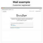 Module Get email when customer register or login pour PrestaShop