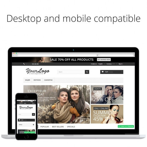 Modulo WhatsApp - Chat con clienti e WhatsApp for Business per PrestaShop
