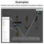 Moduł Hide products (stock 0, price range, countries, group) dla PrestaShop