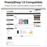 Moduł Hide products (stock 0, price range, countries, group) dla PrestaShop