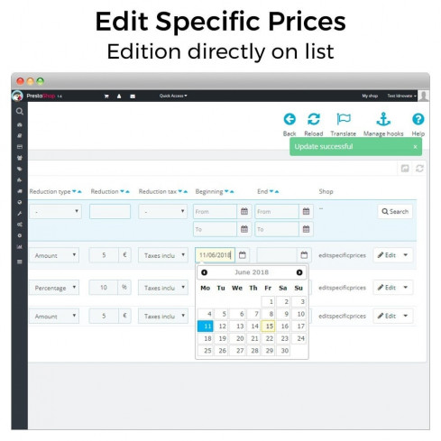 Module Modifier des prix spécifiques pour PrestaShop