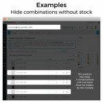Module Hide product attributes and combinations pour PrestaShop