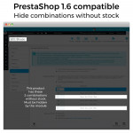 Module Hide product attributes and combinations pour PrestaShop