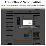 Module Hide product attributes and combinations pour PrestaShop
