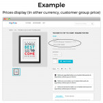 Show additional prices (currencies, taxes, discounts) module for PrestaShop
