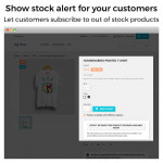 Módulo Alertas de Stock - Aviso de Productos con Nuevo Stock para PrestaShop