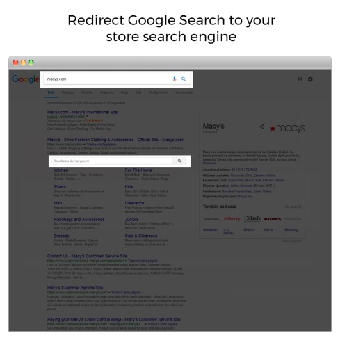 Google Sitelink Searchbox module for PrestaShop