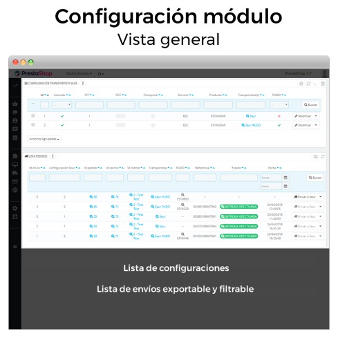 Módulo Seur para PrestaShop