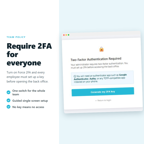 Modulo Autenticazione a due fattori (2FA) per l'accesso al back office per PrestaShop