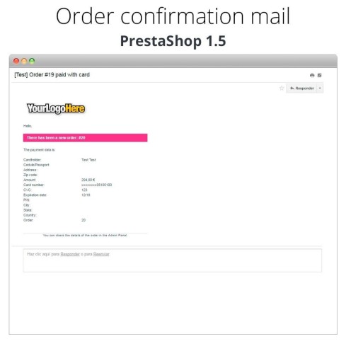 Module Paiement offline/manuel avec une carte de crédit/débit pour PrestaShop