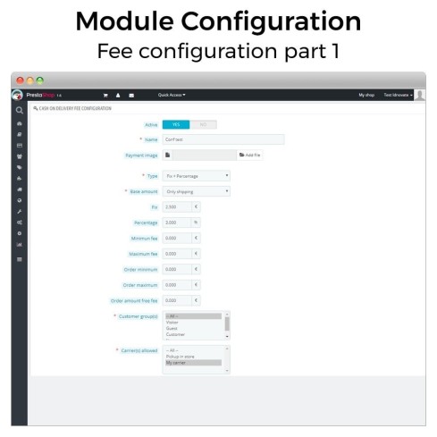 Modulo Pagamento alla consegna con commissione/ricarico Plus per PrestaShop