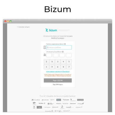 Module Card payment Virtual POS CECA gateway,refunds (& Bizum ®*) pour PrestaShop