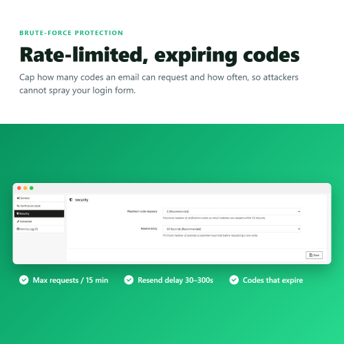 Module Passwordless Login: sign in with an email OTP code pour PrestaShop