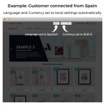 Auto Change Country, Language And Currency Geolocation module for PrestaShop
