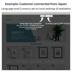 Auto Change Country, Language And Currency Geolocation module for PrestaShop