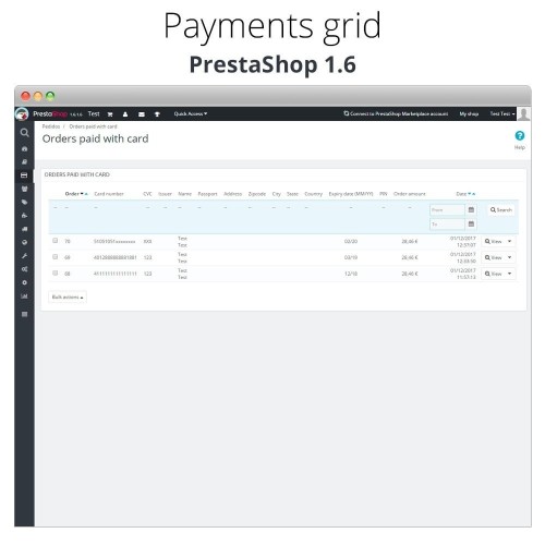 Moduł Manual Credit Card Processing - Offline payment dla PrestaShop