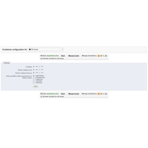 Modulo Elimina ordini - Elimina facilmente gli ordini per PrestaShop