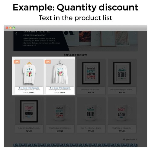 Module Augmentations de prix, remises et prix fixes pour PrestaShop