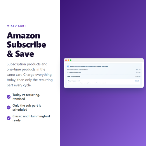 Subscriptions and recurring payments - auto billing and management module for PrestaShop