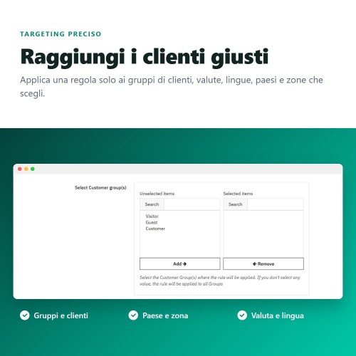 Modulo Aumenti di prezzo, sconti, sconti per quantità e prezzi fissi per PrestaShop