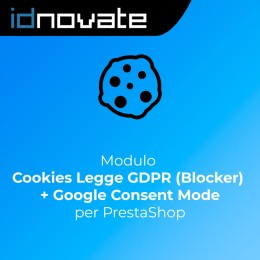Modulo Cookies Legge GDPR (Blocker) + Google Consent Mode ❤️ per PrestaShop