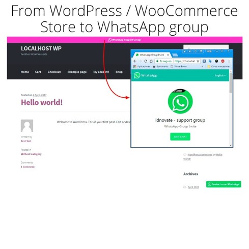Module WhatsApp Chat and Share pour PrestaShop