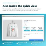 Quantity discounts as clickable buttons module for PrestaShop