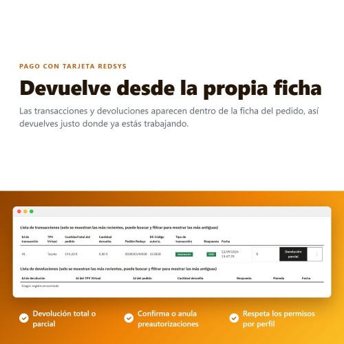Módulo REDSYS ®* Pago tarjeta (Bizum ®*, clicktopay, devoluciones) para PrestaShop