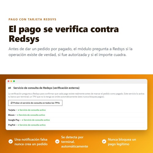 Módulo REDSYS ®* Pago tarjeta (Bizum ®*, clicktopay, devoluciones) para PrestaShop