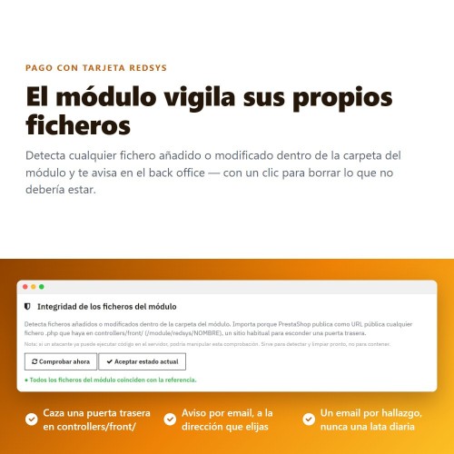 Módulo REDSYS ®* Pago tarjeta (Bizum ®*, clicktopay, devoluciones) para PrestaShop