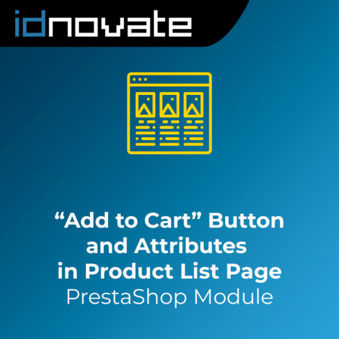 'Add to Cart' Button and Attributes in Product List-Modul für PrestaShop